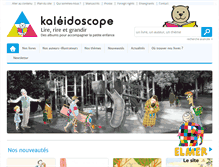 Tablet Screenshot of editions-kaleidoscope.com
